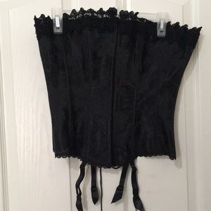 Frederick’s of Hollywood Black corset